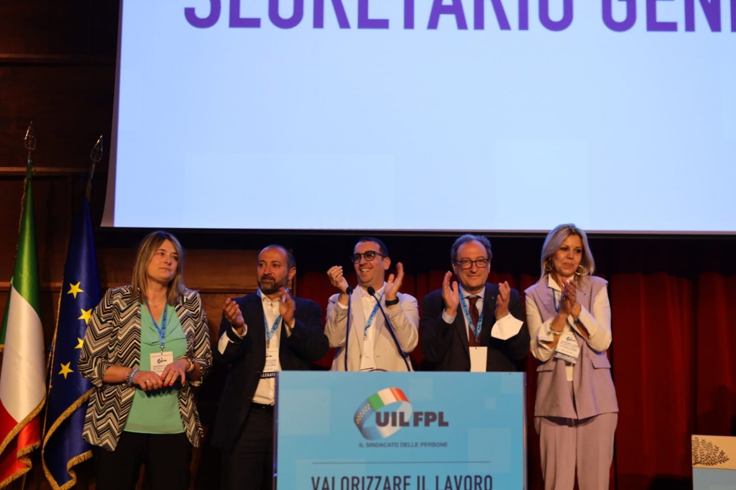Congresso straordinario 30 maggio 2023: Domenico Proietti è eletto all’unanimità Segretario Generale della Uil Fpl nazionale