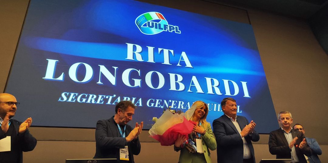 Rita Longobardi eletta all'unanimità nuova Segretaria Generale della Uil-Fpl Nazionale