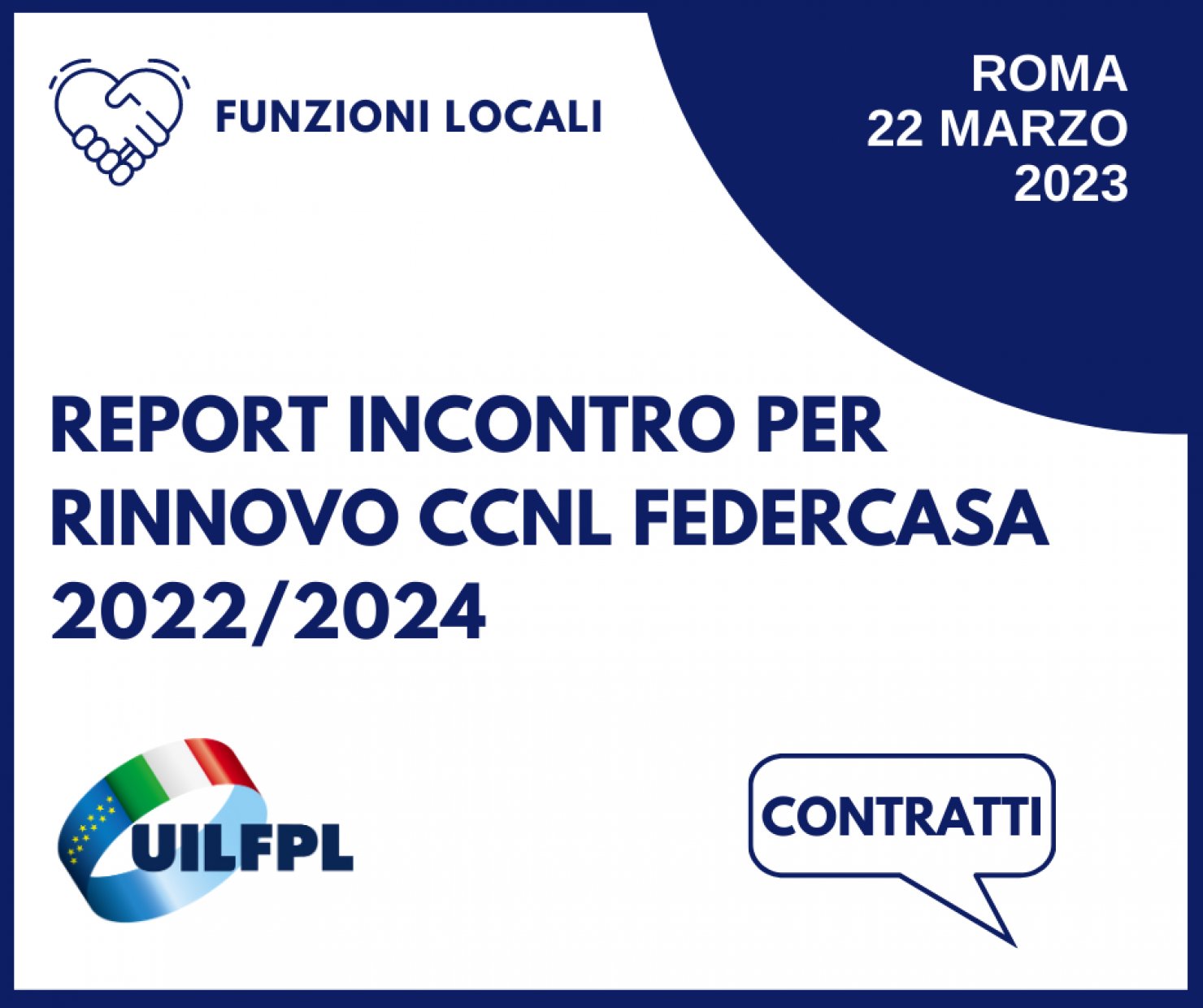 Report trattativa rinnovo CCNL Federcasa 2022-2024