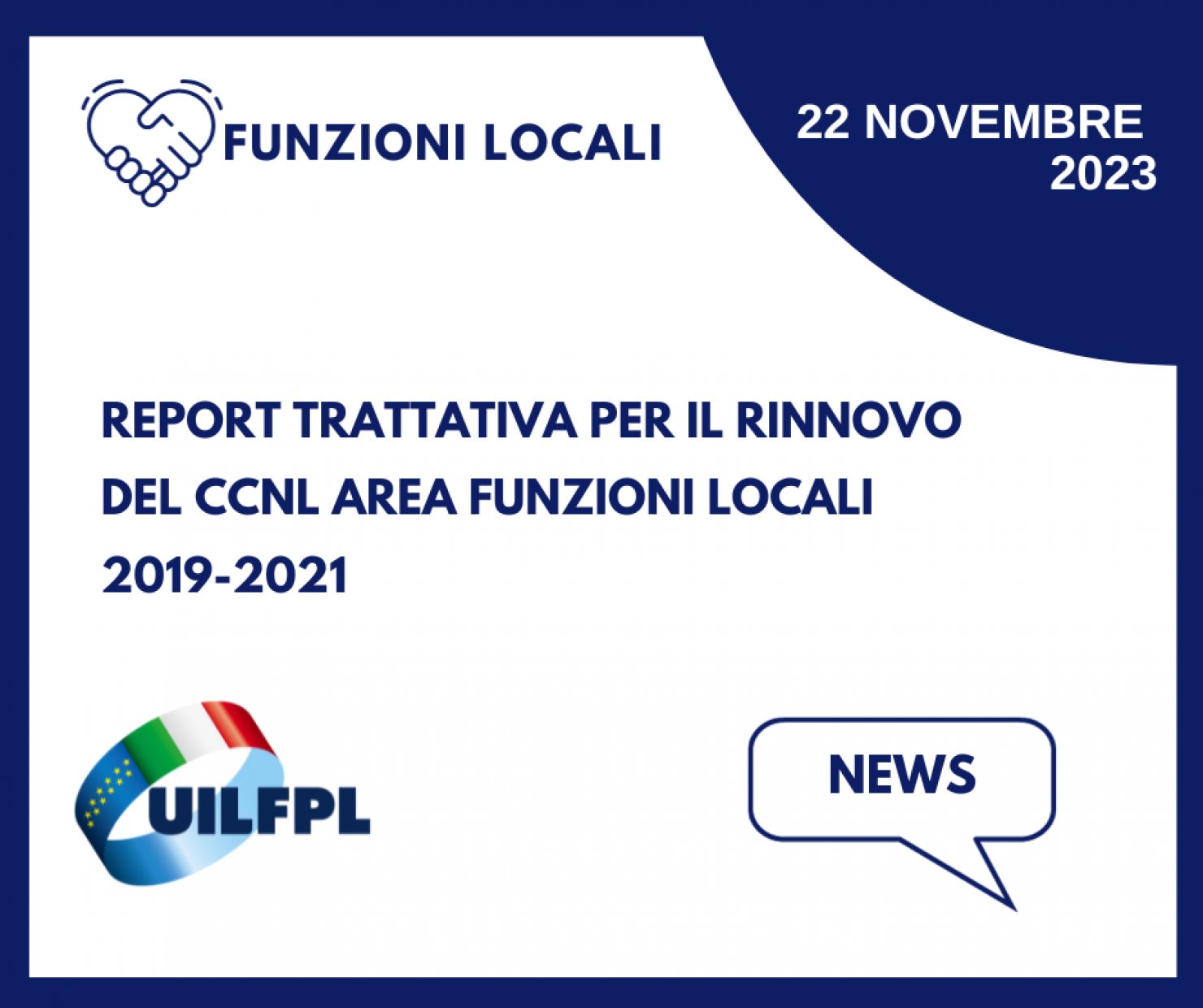 Report sulla trattativa per il rinnovo del CCNL Area Funzioni locali 2019 - 2021