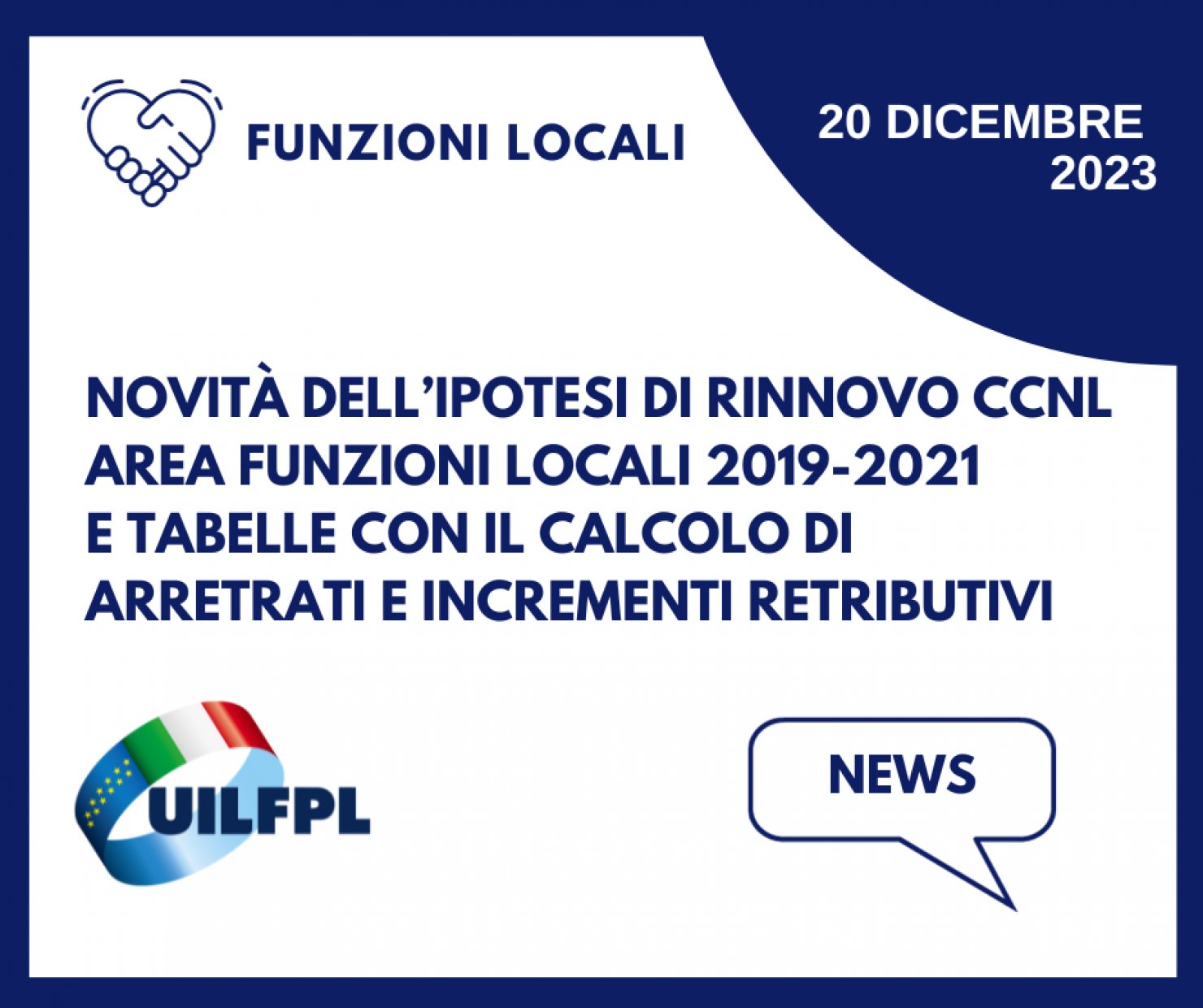 Le novità dell’ipotesi di rinnovo del CCNL dell’Area Funzioni Locali 2019-2021